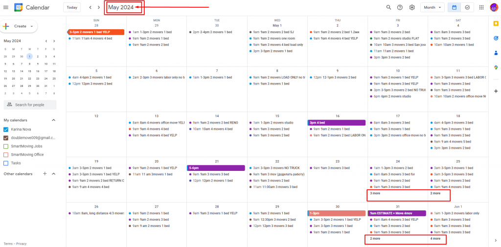 google ads for moving company